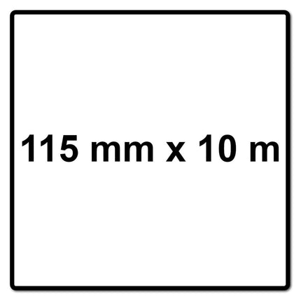 Mirka ABRANET Rouleau de papier abrasif 115 mm x 10 m P120  Klett (545BY001123R)