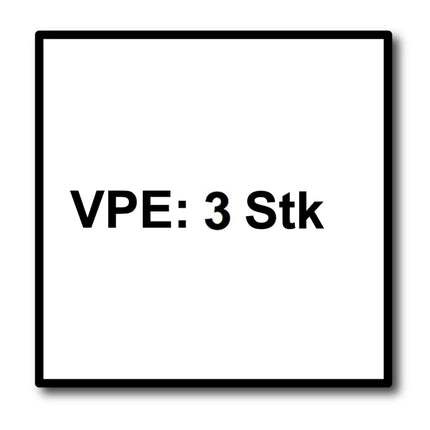 Festool 3x fine tooth circular saw blade HW 216 x 2.3 x 30 mm W60 216 mm 60 teeth ( 3x 500125 )