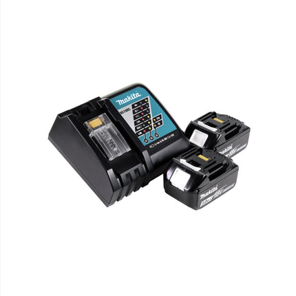 Cortacésped a batería Makita DLM 431 RF2 36V (2x18V) 43cm + 2x batería 3.0Ah + cargador