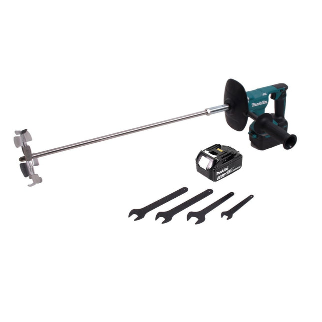 Makita DUT 130 F1 batidora sin cable 18V M14 sin escobillas + 1x batería 3,0Ah - sin cargador