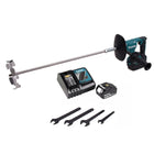 Makita DUT 130 RT1 batidora sin cable 18V M14 sin escobillas + 1x batería 5.0Ah + cargador
