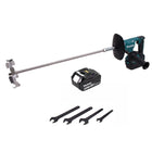 Makita DUT 130 G1 Akku Rührgerät 18V M14 Brushless + 1x Akku 6,0Ah - ohne Ladegerät