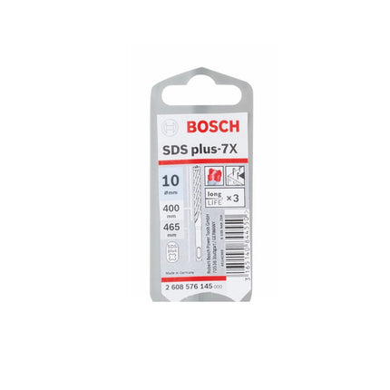 Bosch Punta per foratura 7X SDS-plus 10x400x465mm Carburo ( 2608576145 ) - certificato PGM