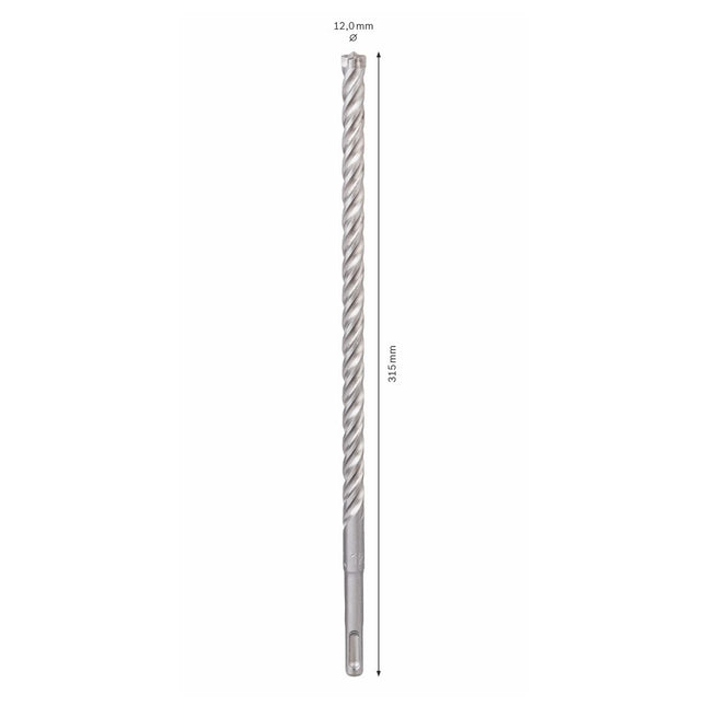 Bosch Hammerbohrer SDS-plus 7X Bohrer 12x250x315mm Carbide ( 2608576152 ) PGM zertifiziert