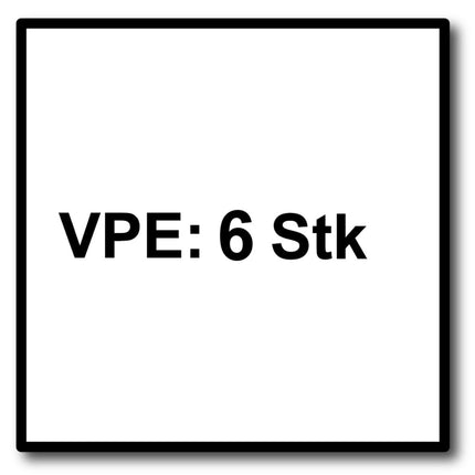 Bosch Nutfräser Set 6tlg. 6/8/10/12/16/20mm ( 2607017465 ) 6mm Schaft