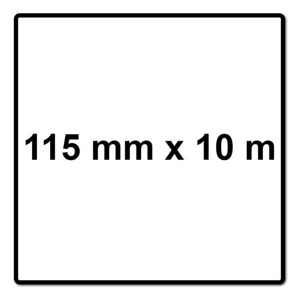 Mirka ABRANET 2x Schleifpapier Rolle 115mm x 10m P320 Schleifrolle Klett ( 2x 545BY001323R )