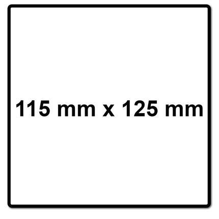 Mirka Goldflex Soft 115x125mm P400 400Stk. ( 2x 2912707041 ) Handpad Rolle perforiert