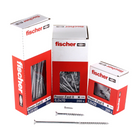 Fischer Power-Fast II FPF II Chipboard Screw 6.0x140mm, Countersunk head, Inner Star Torx, Partial Thread, Zinc plated, Blue passivated -100pcs. (670462)