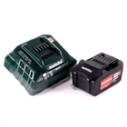 Metabo basic set 1x batería Li-Power 18 V 4,0 Ah CAS Li-Ion ( 625591000 ) + cargador ASC 55 ( 627044000 )
