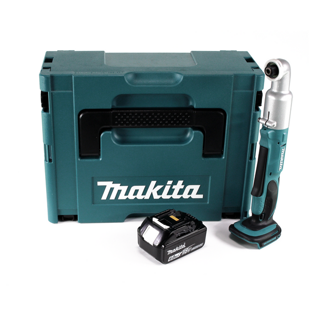 Makita DTL 061 G1J Akku Winkelschlagschrauber 18V 1/4" 60Nm + 1x Akku 6,0Ah + Makpac - ohne Ladegerät