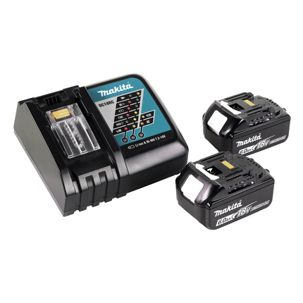 Avvitatore a impulsi a batteria Makita DTL 061 RGJ 18V 1/4" 60Nm + 2x batteria ricaricabile 6,0Ah + caricabatterie + Makpac