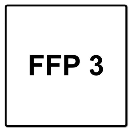 FFP3 Atemschutzmaske 4-Schichten 10Stk. EN149 2001 A1:2009