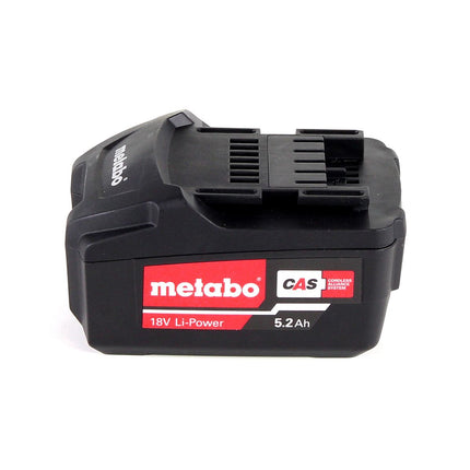 Juego básico Metabo con 2x batería Li-Power 5,2Ah + cargador doble ASC 145 DUO