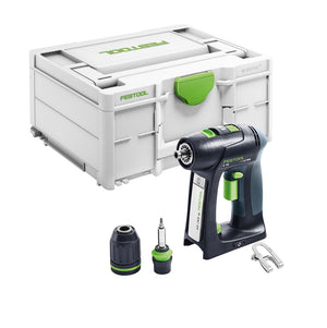 Festool C 18-Basic Akku Bohrschrauber 18 V 45 Nm Brushless + Systainer ( 576434 ) - ohne Akku, ohne Ladegerät