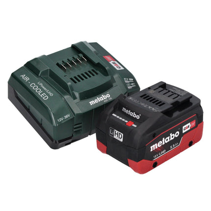 GRATIS 3 Jahre Full Service Rundum Schutz Metabo NP 18 LTX BL 5.0 Akku Blindnietpistole 18 V 10 kN Brushless + 1x Akku 5,5 Ah + Ladegerät + metaBOX