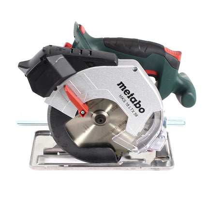 GRATIS 3 Jahre Full Service Rundum Schutz Metabo MKS 18 LTX 58 Akku Metall Handkreissäge 18V 165 mm + 2x Akku 4,0Ah + Ladegerät + MetaLoc