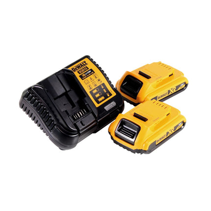 Radio recargable DeWalt DCR 027 D2 DAB+ 10,8-18,0 V + 2 baterías de 2,0 Ah + cargador