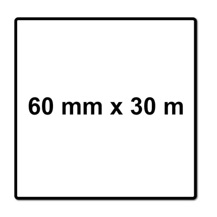 Meisterling Schaum Nageldicht Band Plus 3 mm x 60 mm x 30 m ( 006050000110 )
