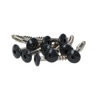 Meisterling Vis de façade 5,5x35 mm, 100 pcs., tête plate 12 mm, filetage partiel, empreinte Torx, acier inoxydable V4A, anthracite (010030000111)