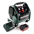 Metabo Power 160-5 18 LTX BL OF compresor sin cable 18 V 8,0 bar sin escobillas + 1x batería LiHD 5,5 Ah + cargador