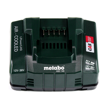 Metabo Power 160-5 18 LTX BL OF Compresor sin cable 18 V 8,0 bar sin escobillas + 2x batería LiHD 8,0 Ah + cargador