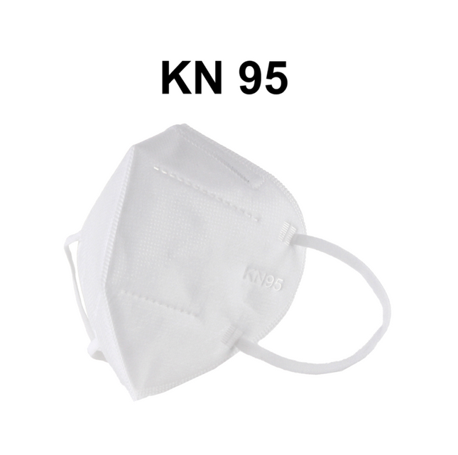 5x mascarilla KN95 mascarilla de protección respiratoria 95% rendimiento de filtro FPP2 comparable de 4 capas