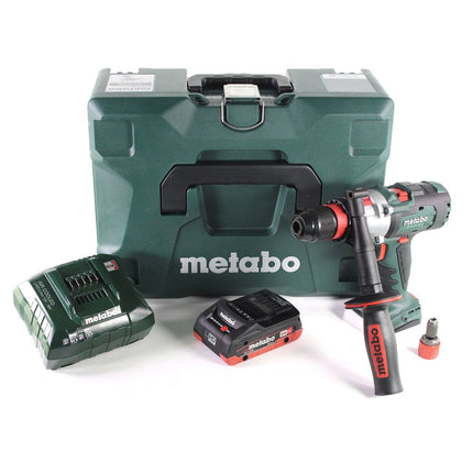Metabo SB 18 LTX-3 BL Q I Akku Schlagbohrschrauber 18 V 120 Nm Brushless + 1x LiHD Akku 4,0 Ah + Ladegerät + metaBOX