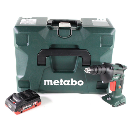 Visseuse à cloison sèche sans fil Metabo SE 18 LTX 4000 18 V 7 Nm 1/4" + 1x batterie LiHD 4,0 Ah + MetaLoc - sans chargeur