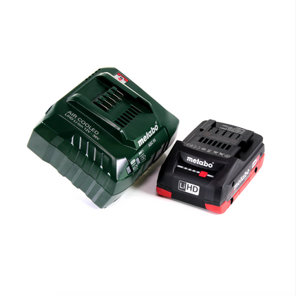 Metabo RB 18 LTX 60 Lijadora de cinta para tubos a batería 18 V 60 mm + 1x batería LiHD 4,0 Ah + cargador