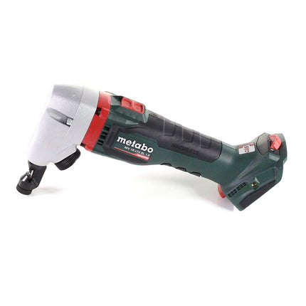GRATIS 3 años de servicio completo protección integral Cortadora de batería Metabo NIV 18 LTX BL 1.6 Cortadora sin escobillas de 18 V + 2 baterías LiHD de 4,0 Ah + cargador + MetaLoc