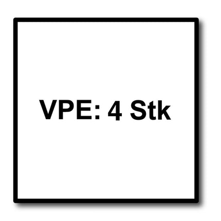 Meisterling Kraftpapier Klebeband 50 mm x 25 m 4 Stk. ( 4x 006300000110 ) Acrylat Dispersions Klebeband