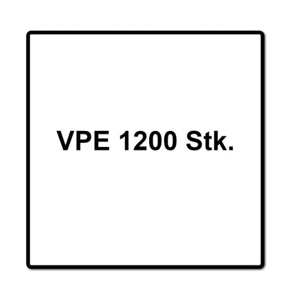 Meisterling Terrassenschrauben 5x50 mm 1200 Stück ( 6x 010010000011 ) CUT Spitze 90° Linsen Senkkopf mit Torx 2/3 Grobgewinde VA Edelstahl