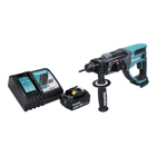 Taladro atornillador a batería Makita DHR 202 RG1 18 V 2.0 J SDS Plus + 1x batería 6.0 Ah + cargador