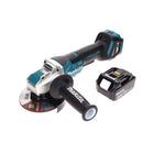 Amoladora angular sin cable Makita DGA 519 F1 18 V 125 mm Brushless X-Lock + 1x batería recargable 3,0 Ah - sin cargador
