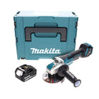 Makita DGA 519 F1J Amoladora angular sin cable 18 V 125 mm Brushless X-Lock + 1x batería recargable 3,0 Ah + Makpac - sin cargador