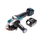 Makita DGA 519 T1 cordless angle grinder 18 V 125 mm Brushless X-Lock + 1x rechargeable battery 5.0 Ah - without charger