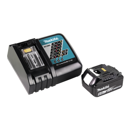 Makita BML802RG Lámpara sin cable para baterías de 14,4 y 18V + 1x Batería de 6,0Ah + Cargador