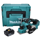 Makita DKP 181 T1J Akku Hobel Falzhobel 82 mm 18 V Brushless + 1x Akku 5,0 Ah + Makpac - ohne Ladegerät