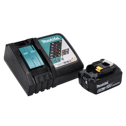 Makita DKP 181 RG1 cepillo sin cable 82 mm 18 V sin escobillas + 1x batería recargable 6,0 Ah + cargador