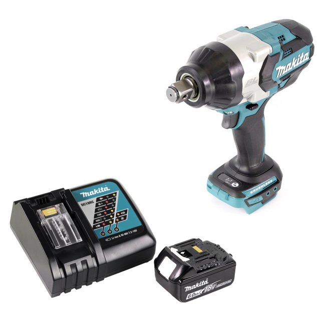 Makita DTW 1001 RG1 cordless impact wrench 18V 3/4" 1050Nm brushless + 1x rechargeable battery 6.0 Ah + charger