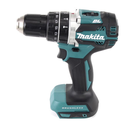 Taladro de percusión sin cable Makita DHP 484 RG 18 V 54 Nm sin escobillas + 2x batería recargable 6,0 Ah + cargador