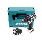Makita DHP 482 G1J W Akku Schlagbohrschrauber 18 V 62 Nm Weiß + 1x Akku 6,0 Ah + Makpac - ohne Ladegerät - Toolbrothers