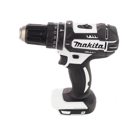 Makita DHP 482 RG1J W Akku Schlagbohrschrauber 18 V 62 Nm Weiß + 1x Akku 6,0 Ah + Ladegerät + Makpac - Toolbrothers