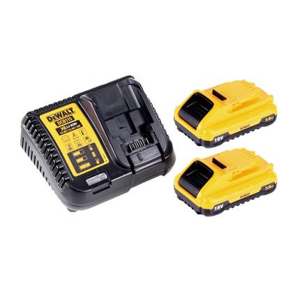Sierra de sable a batería DeWalt DCS 369 L2 18 V + 2x baterías 3,0 Ah + cargador + TSTAK