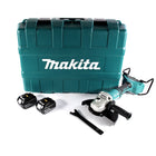 Makita DGA 900 GK Akku Winkelschleifer 36 V ( 2x 18 V ) 230 mm Brushless + 2x Akku 6,0 Ah + Koffer - ohne Ladegerät