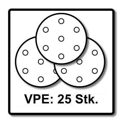 Festool STF D225/128 Schleifscheibe Granat P320 225 mm 25 Stk. ( 205664 ) für Langhalsschleifer PLANEX - Toolbrothers
