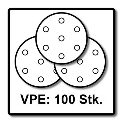 Festool STF D225/128 Schleifscheibe Granat P120 225 mm 100 Stk. ( 4x 205657 ) für Langhalsschleifer PLANEX - Toolbrothers