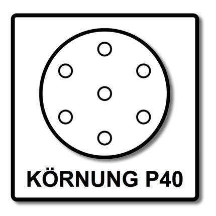 Festool STF D225/128 Schleifscheibe Granat P40 225 mm 100 Stk. ( 4x 205653 ) für Langhalsschleifer PLANEX - Toolbrothers