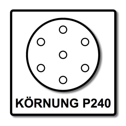 Festool STF D225/128 Schleifscheibe Granat P240 225 mm 100 Stk. ( 4x 205663 ) für Langhalsschleifer PLANEX - Toolbrothers