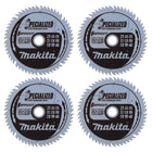 Makita CCXF16556EL SPECIALIZED EFFICUT Sägeblatt 165 x 20 x 1,45 mm 4 Stk. ( 4x B-57320 ) 56 Zähne für Holz, Laminat und Kunststoff